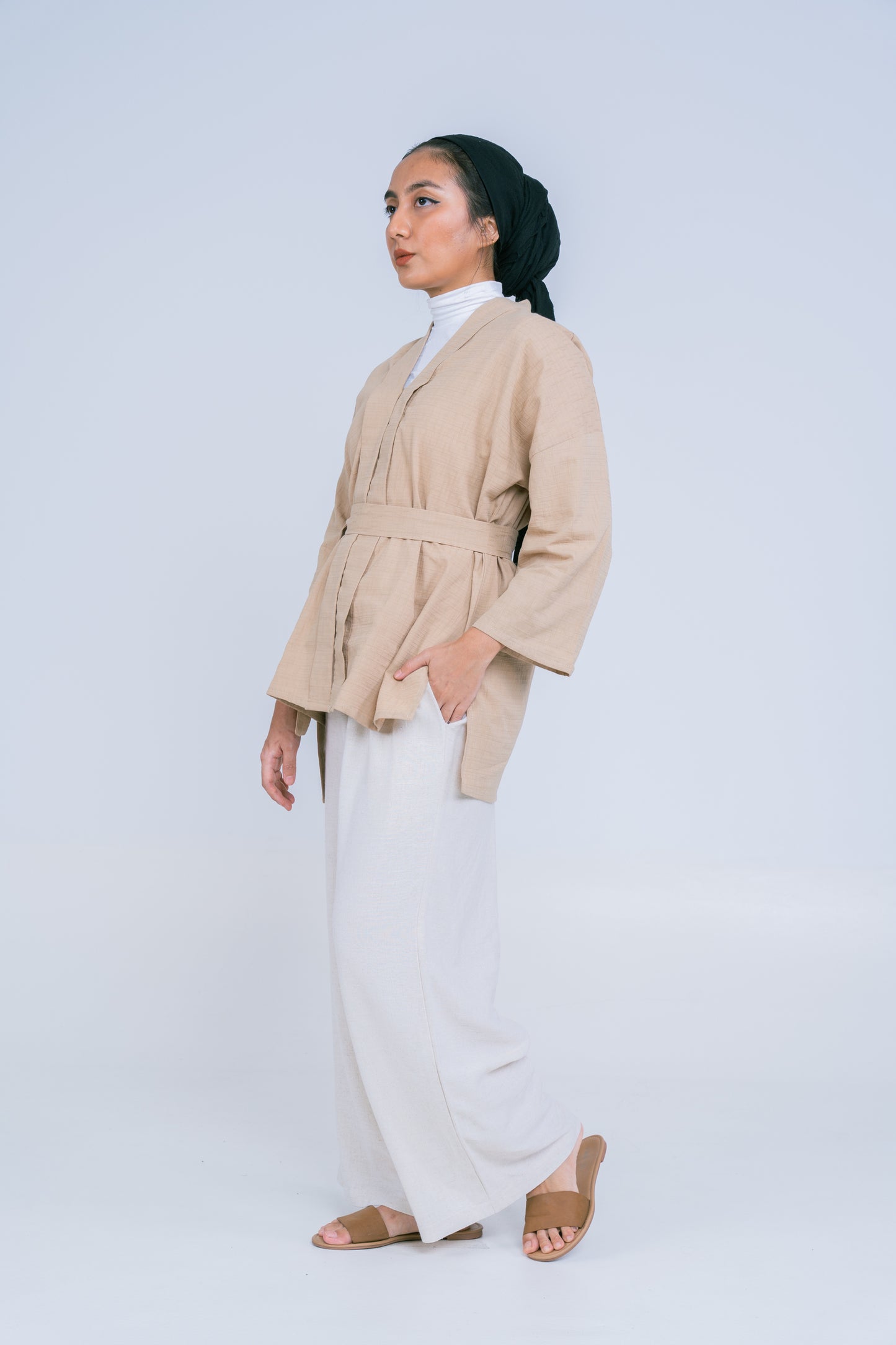Sedara Kimono In Khaki