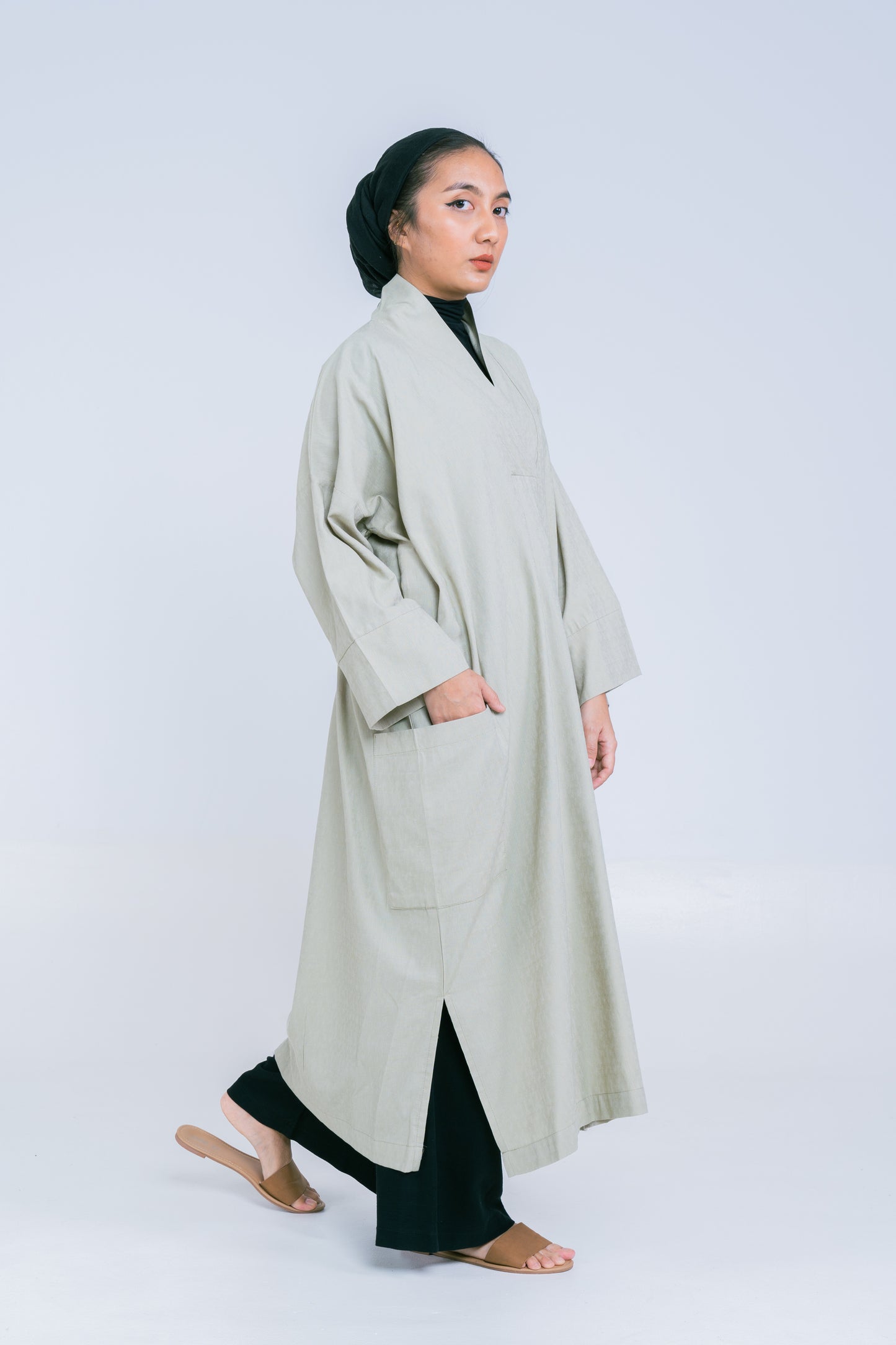 Nenek Dress In Mint Green