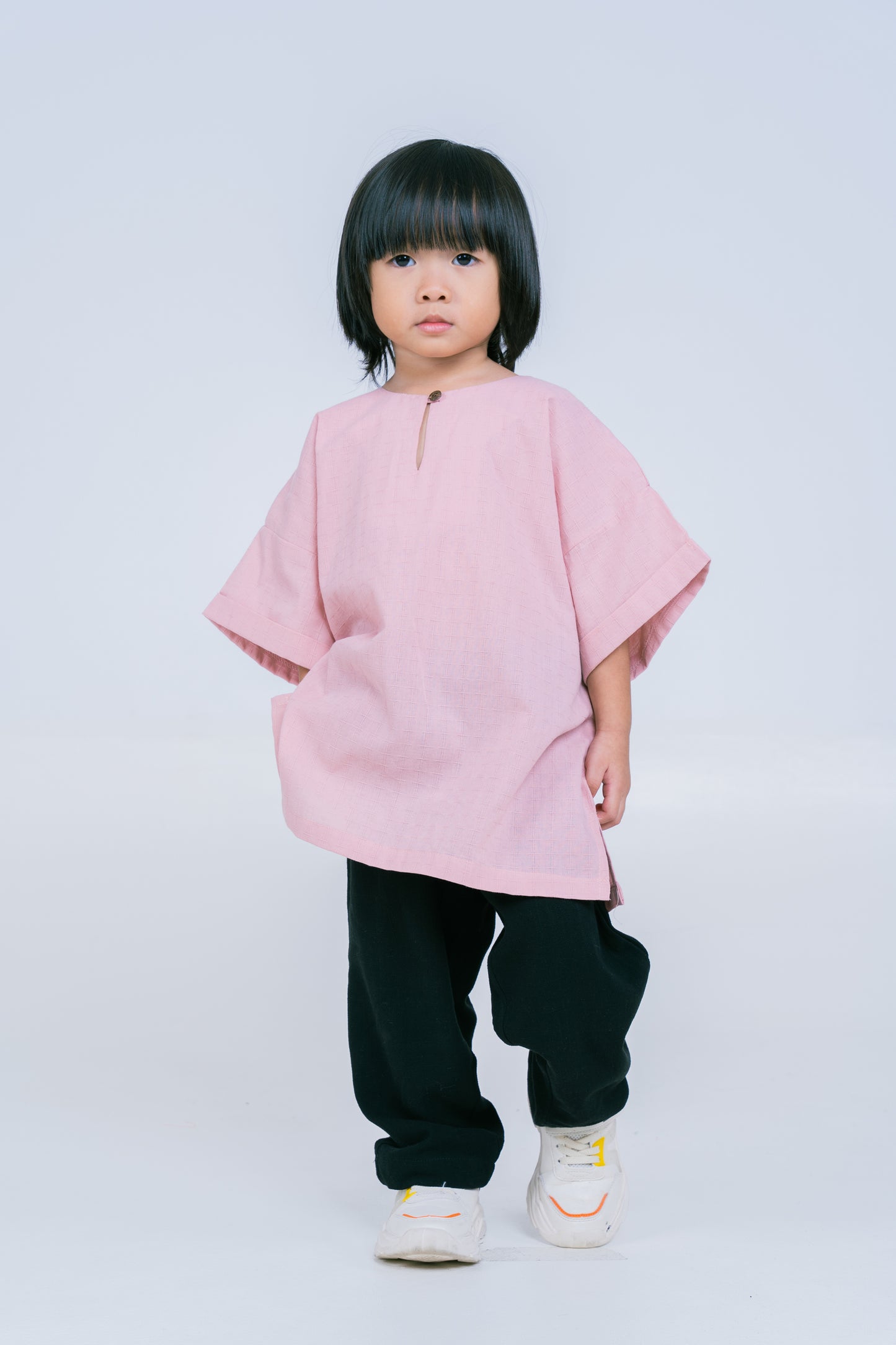 Abang Top In Pink Guava