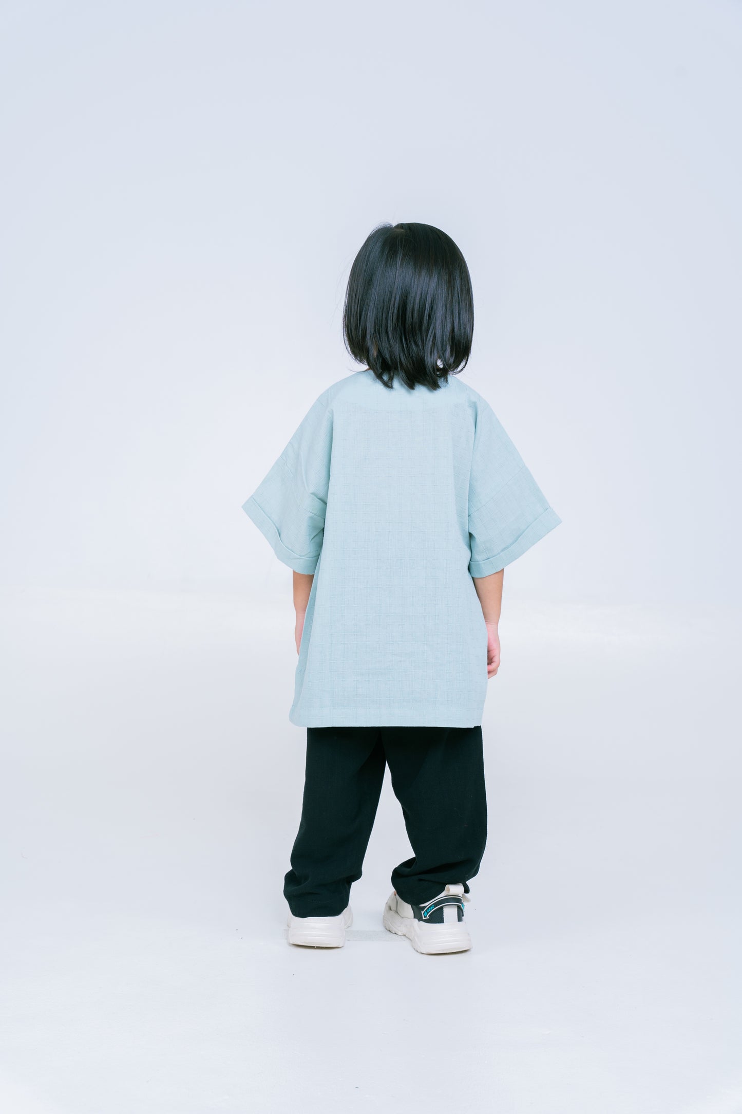 Abang Top In Mint Green