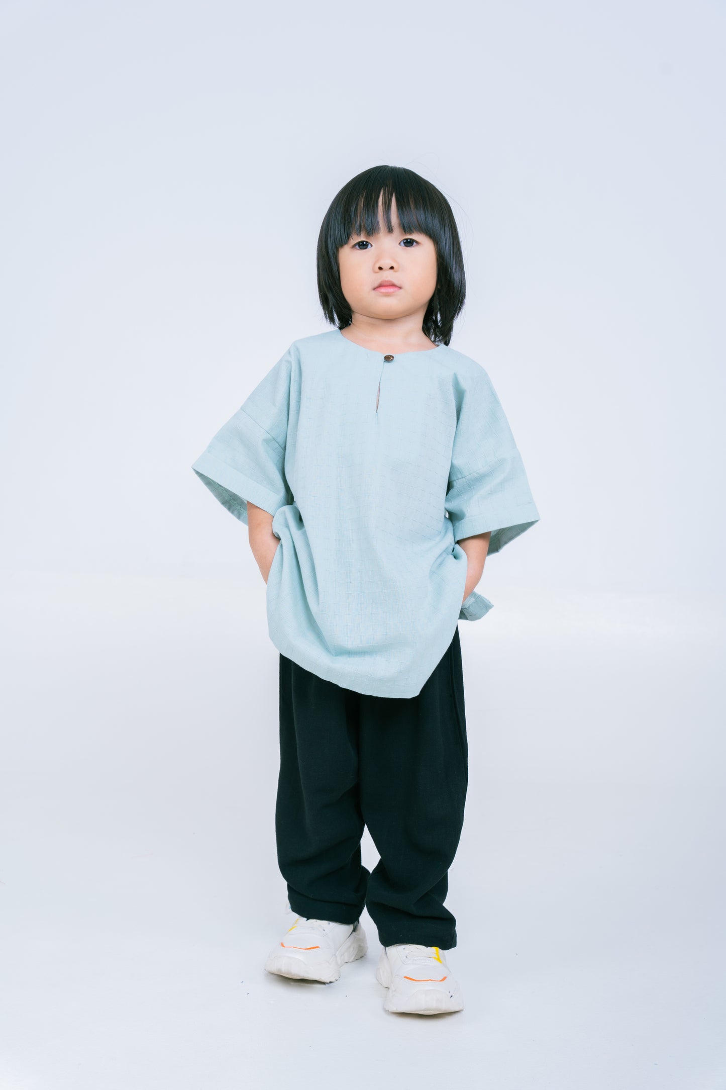 Abang Top In Mint Green