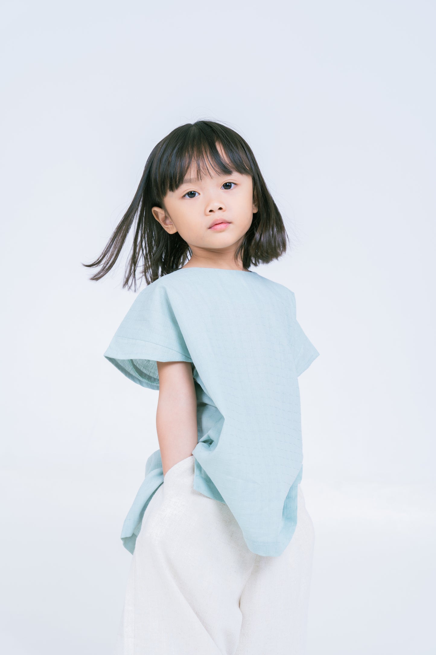 Adik Top In Mint Green