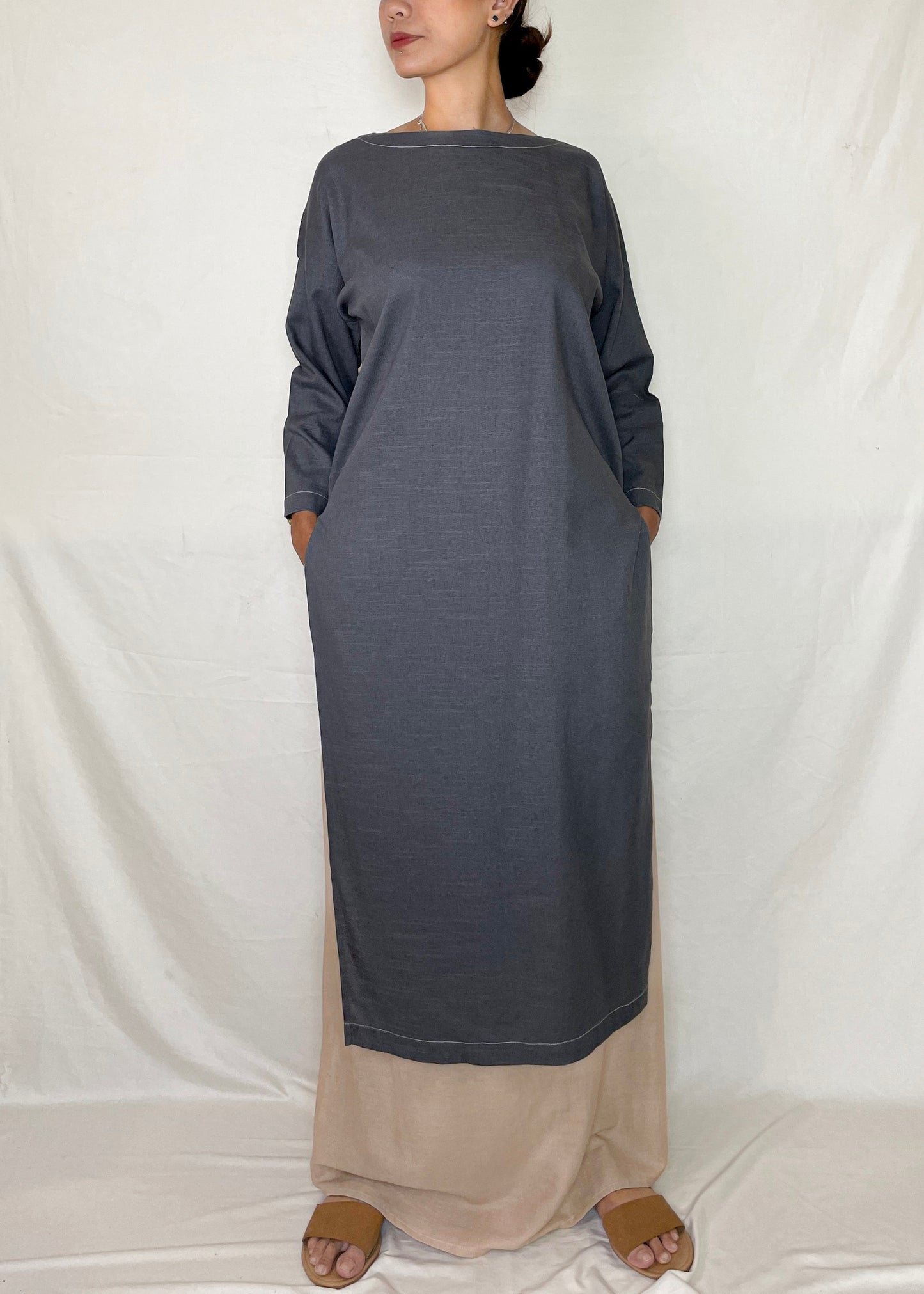 Takiya Top In Grey