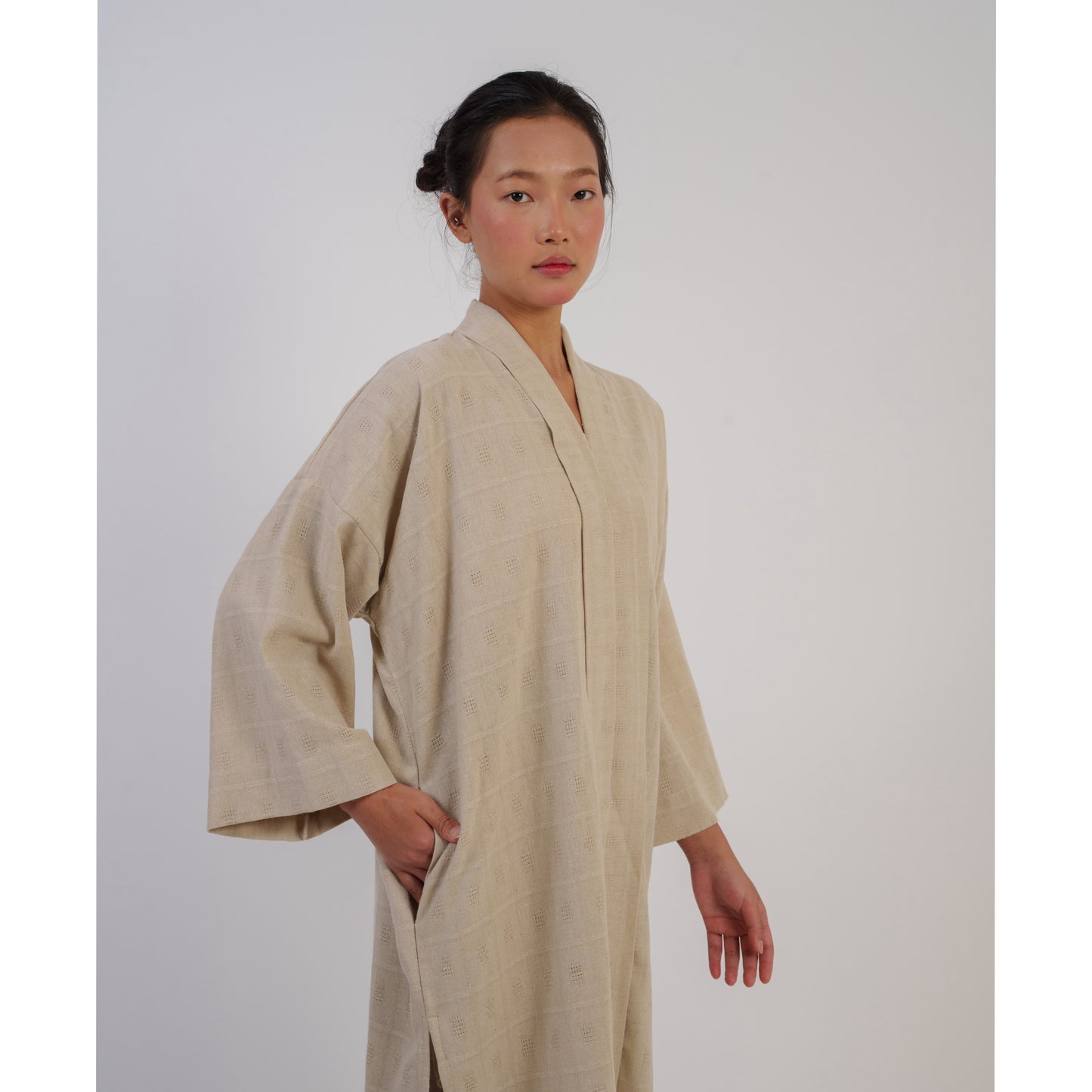 Miyabi Kebarung Set in Checks