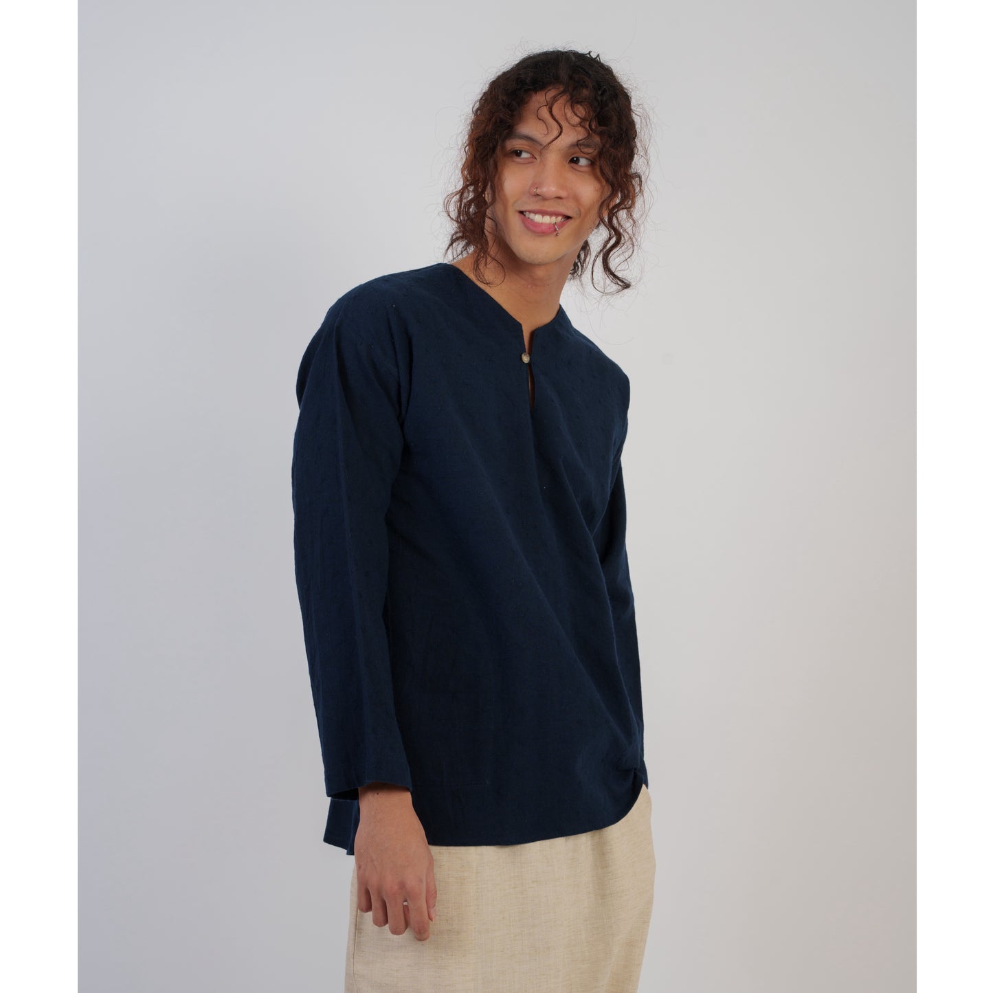 Haku Top In Dark Blue