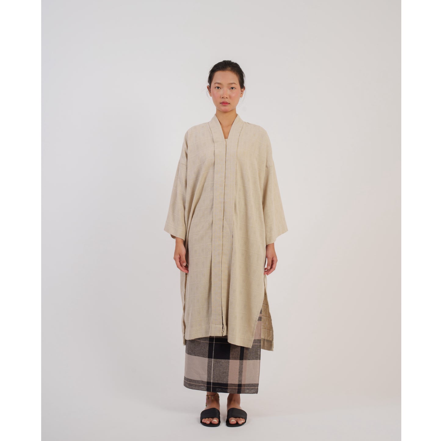 Miyabi Kebarung Set in Checks