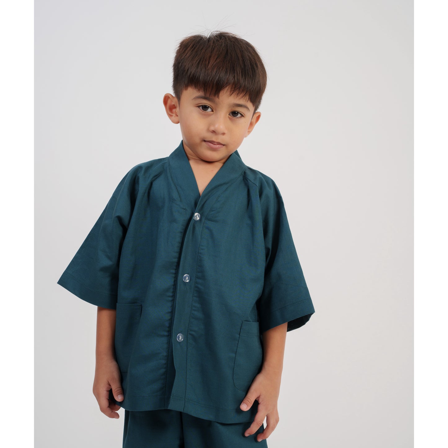 Kamari Set In Teal Blue