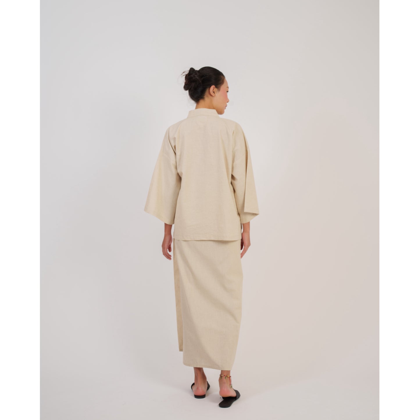 Kumo Kimono Set In Ivory