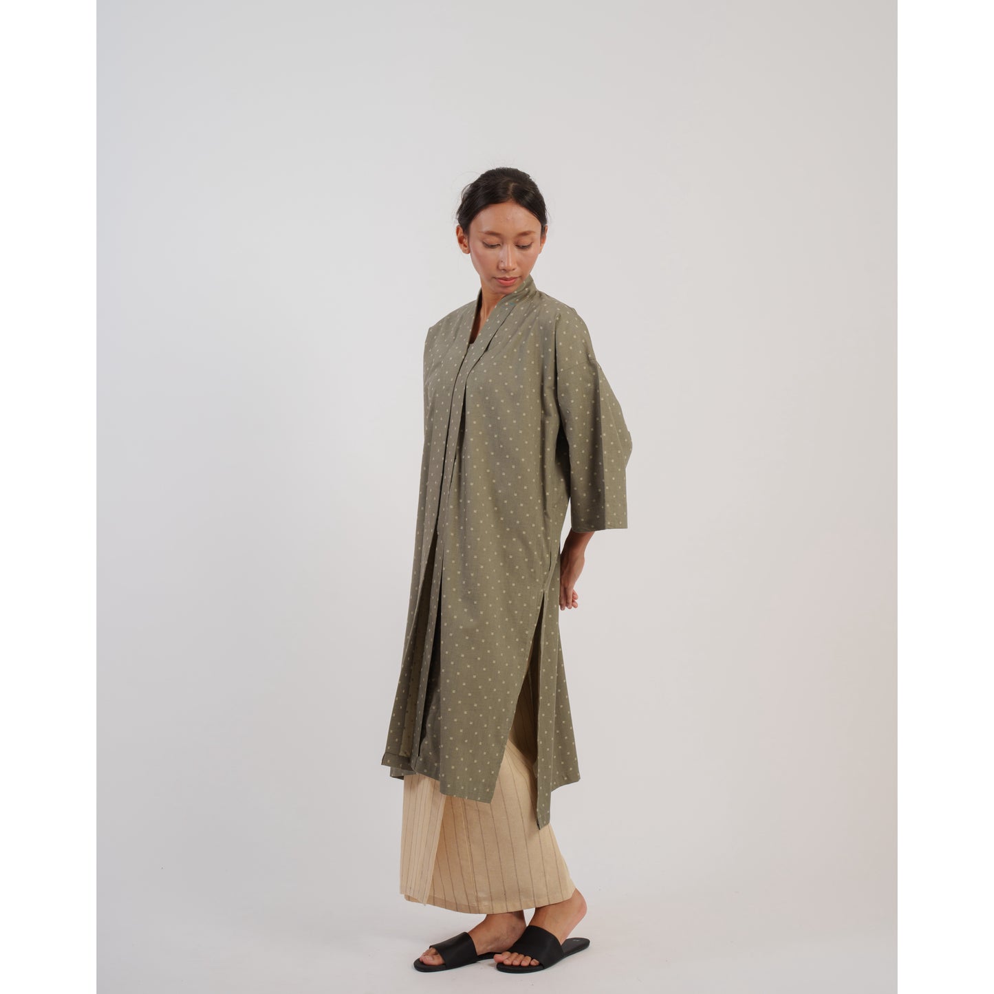 Sabi Kebarung Set in Green