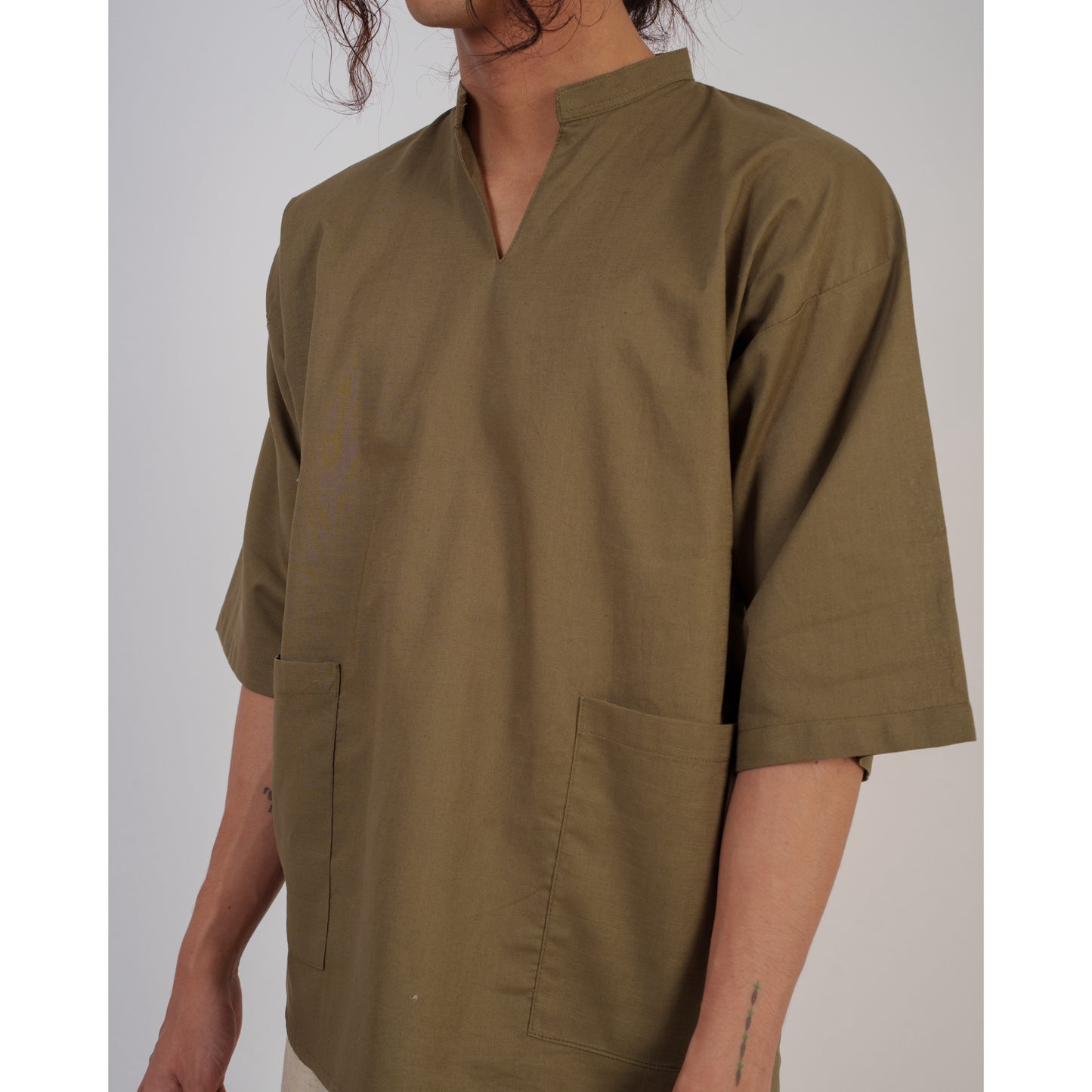 Niji Top In Olive