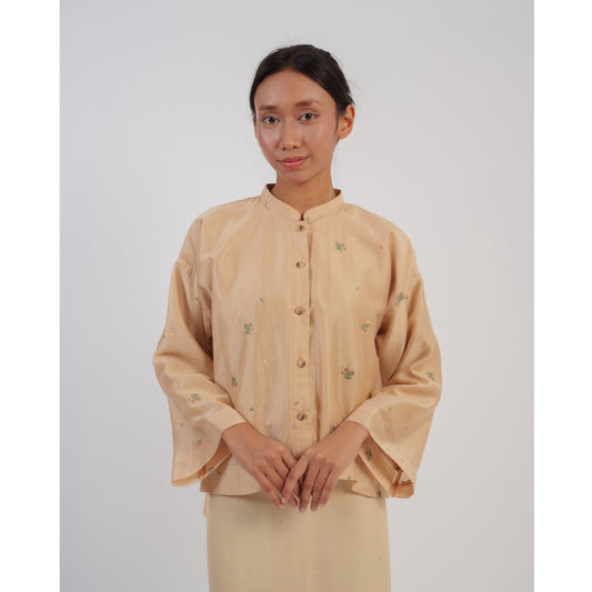 Hayashi Kurung Kedah Top In Gold