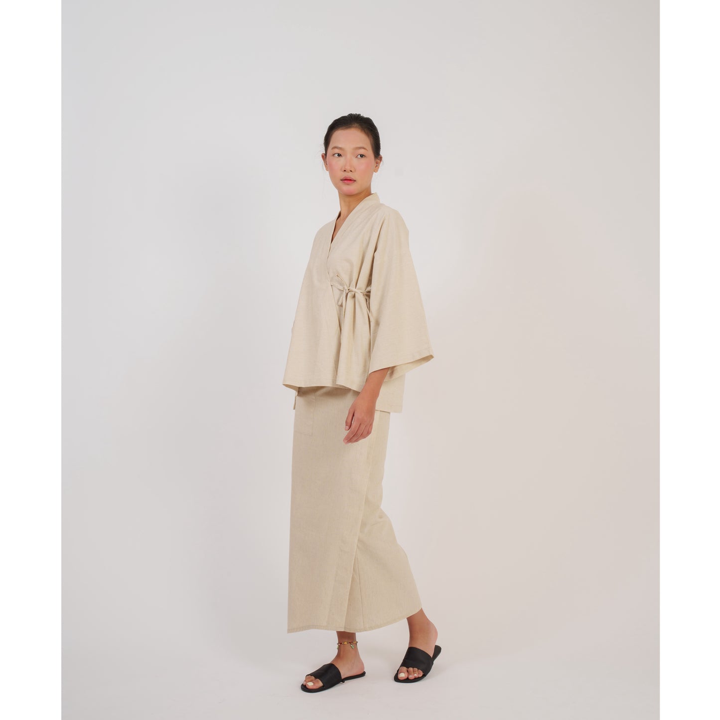 Kumo Kimono Set In Ivory