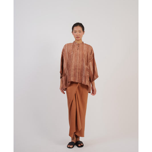 Tsuki Boxy Kurung Kedah in Bronze