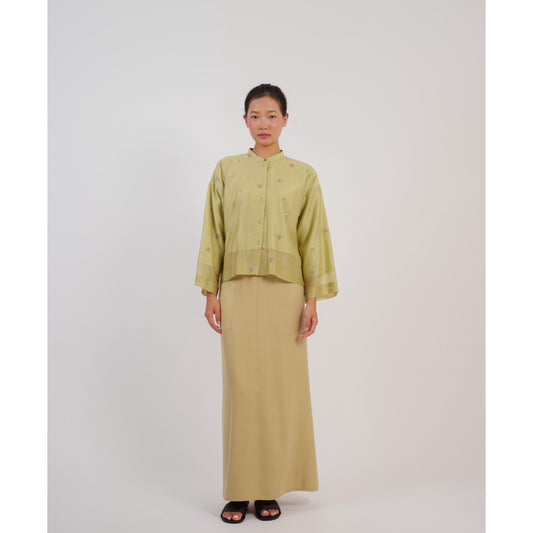 Hayashi Set Kurung Kedah In Green