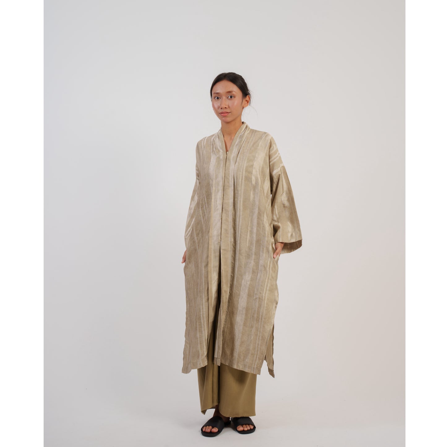 Sora Kebarung Set in Grey