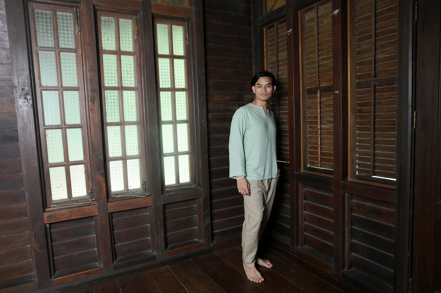 Sukma Top in Sage Green