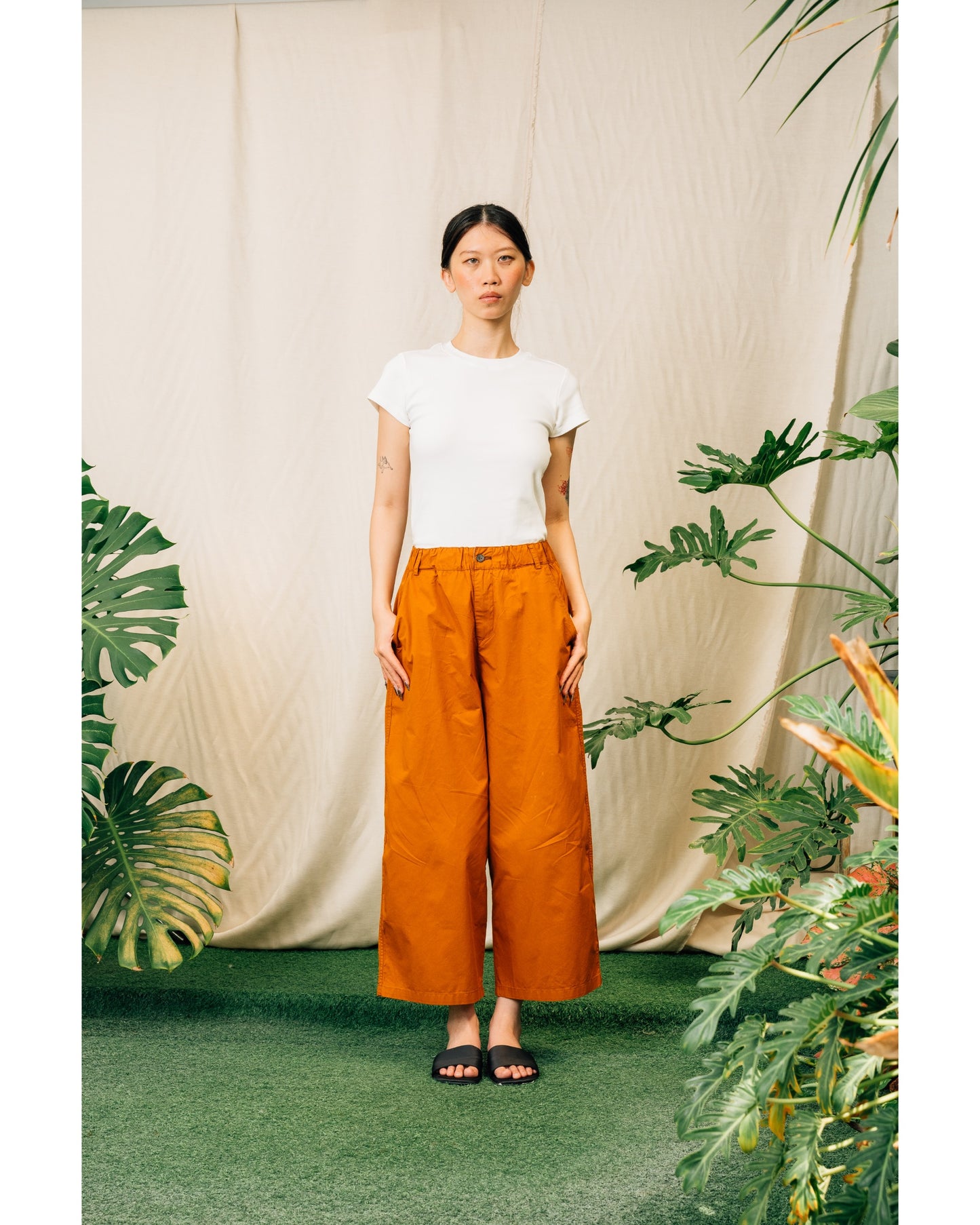 Timber Pants in Brick