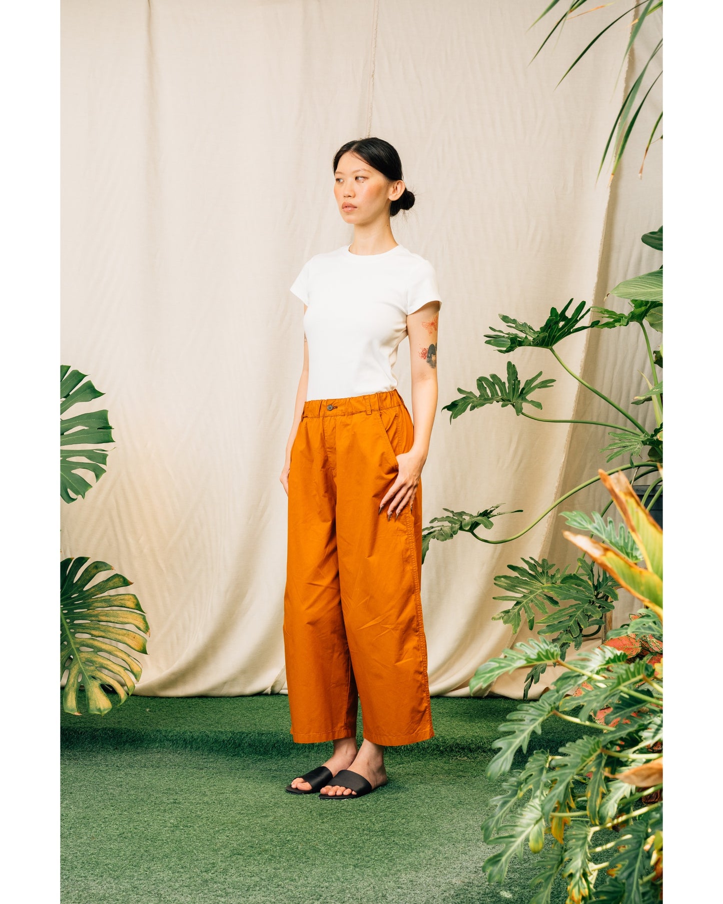Timber Pants in Brick