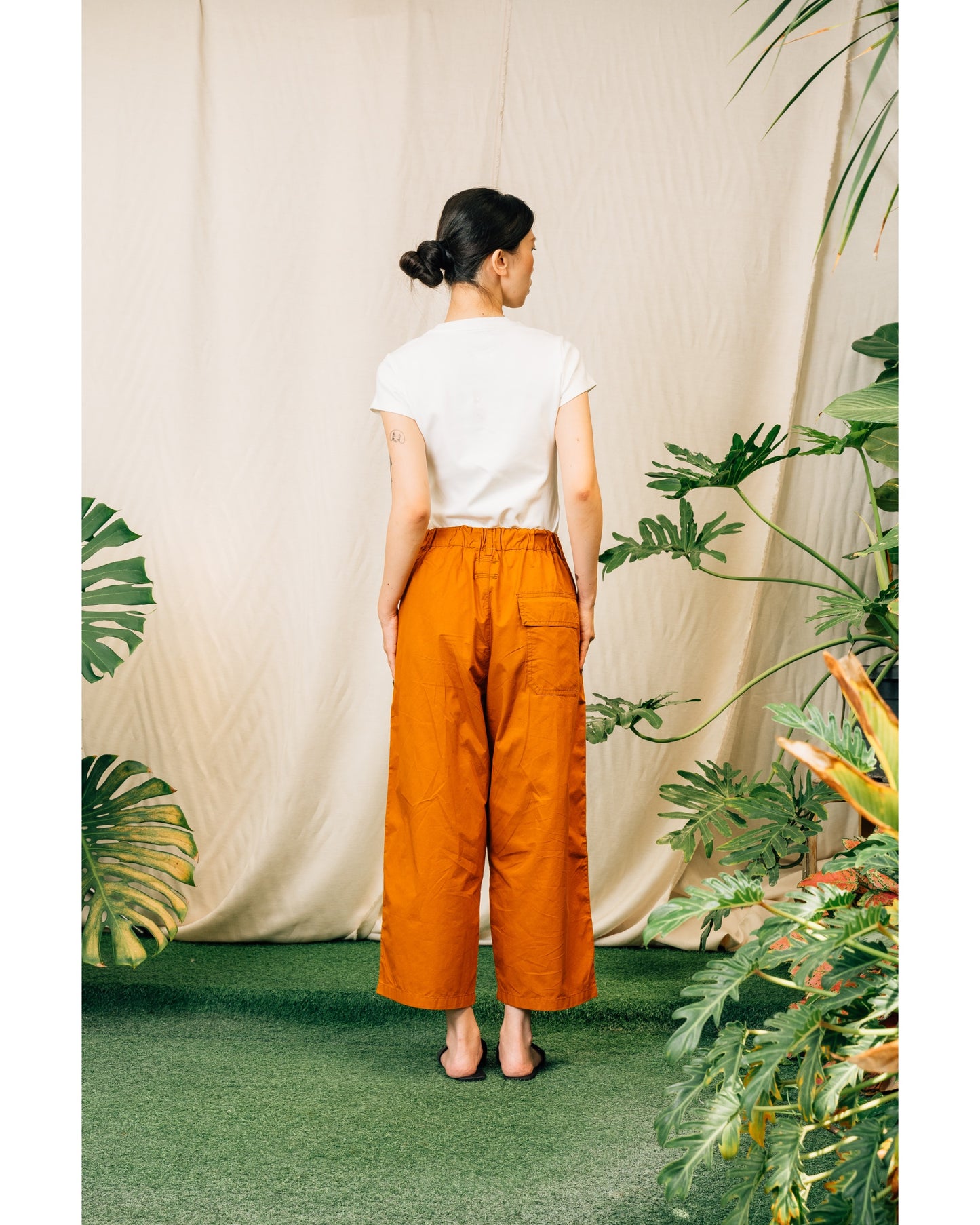 Timber Pants in Brick