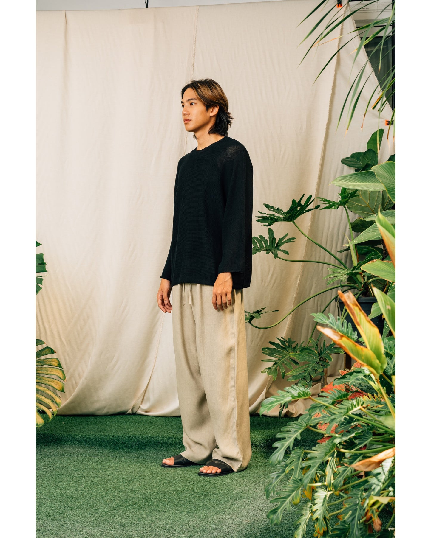 Ivy Knitted Top in Black