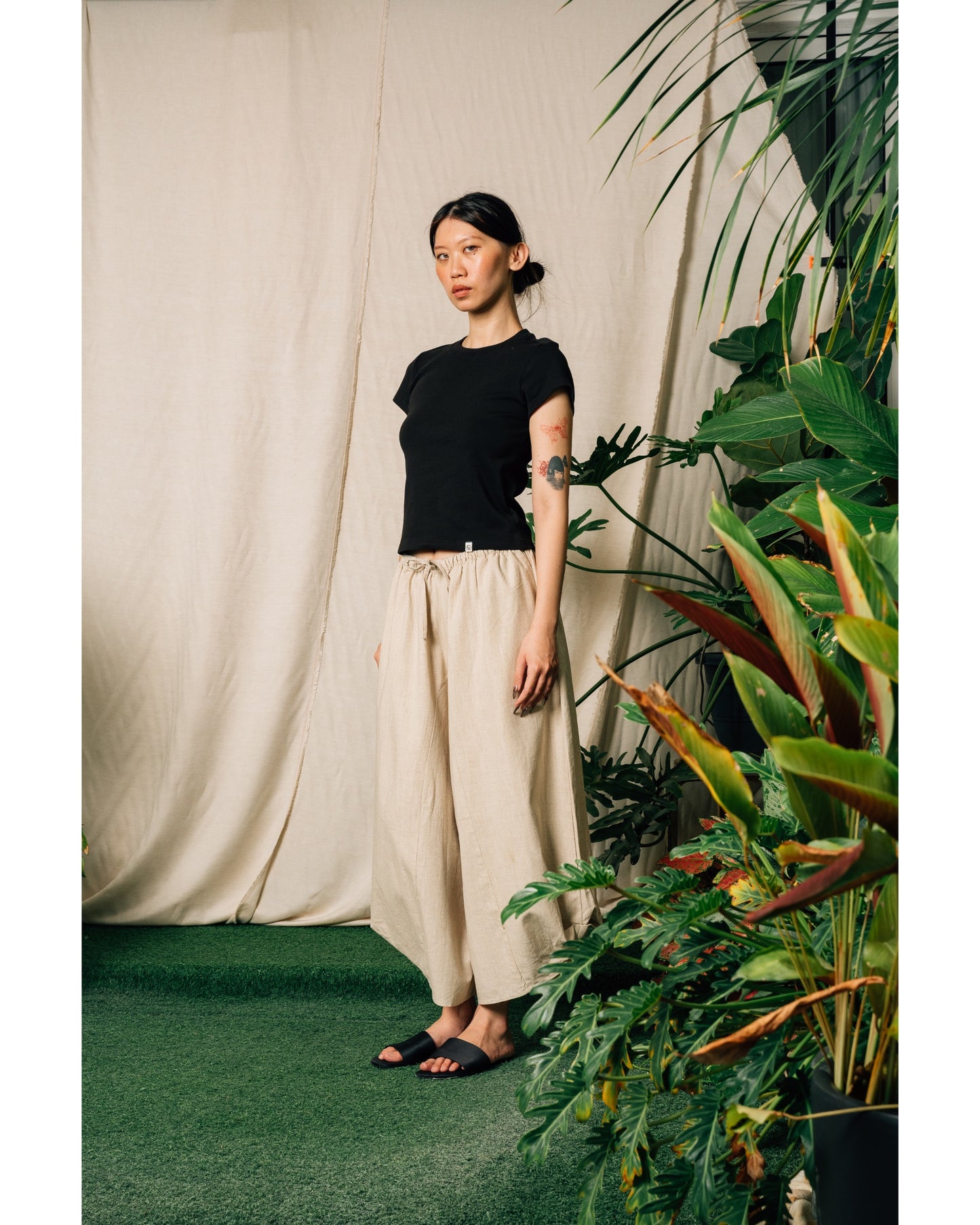 Ash Basic Women's Top in Black