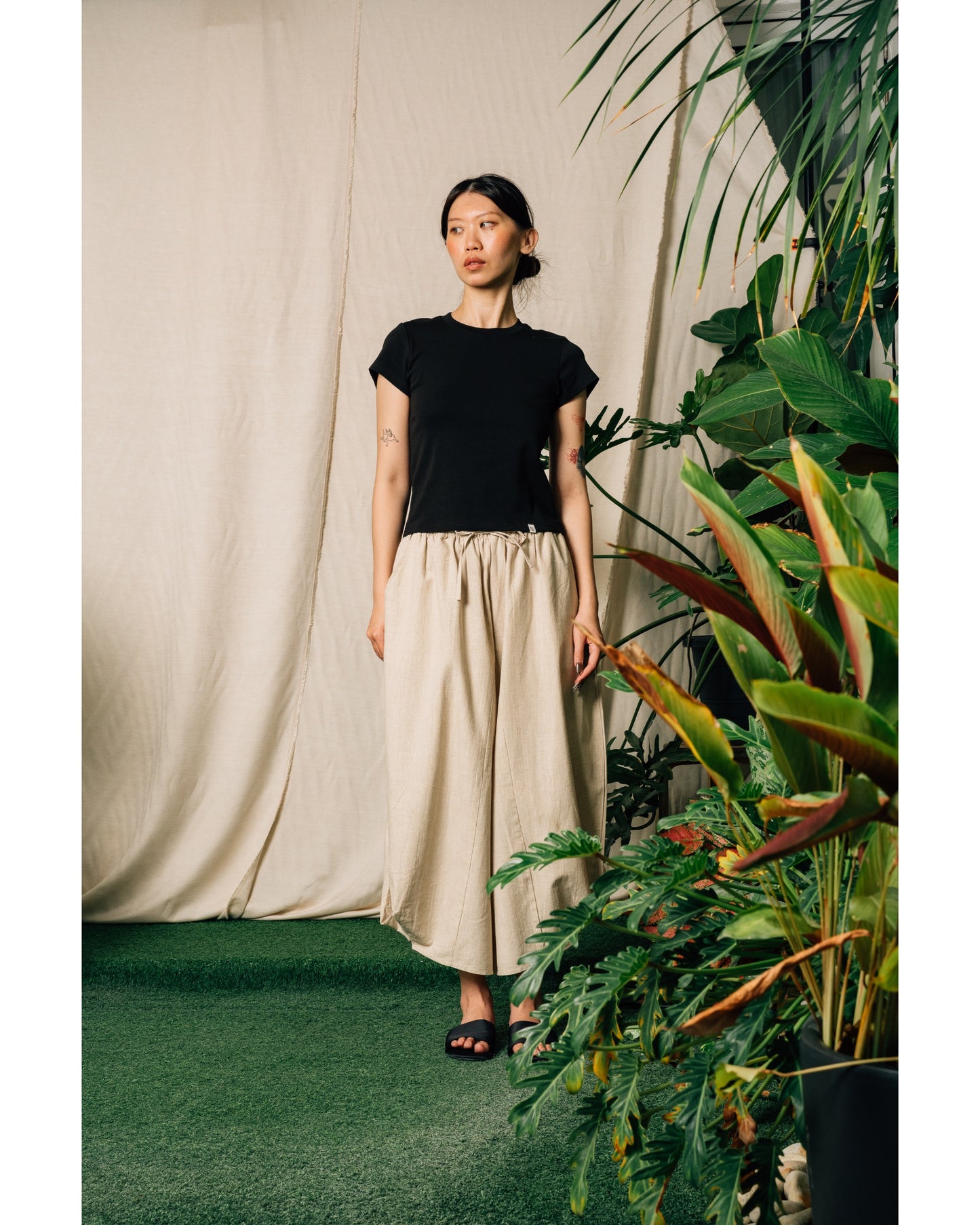 Ash Basic Women's Top in Black