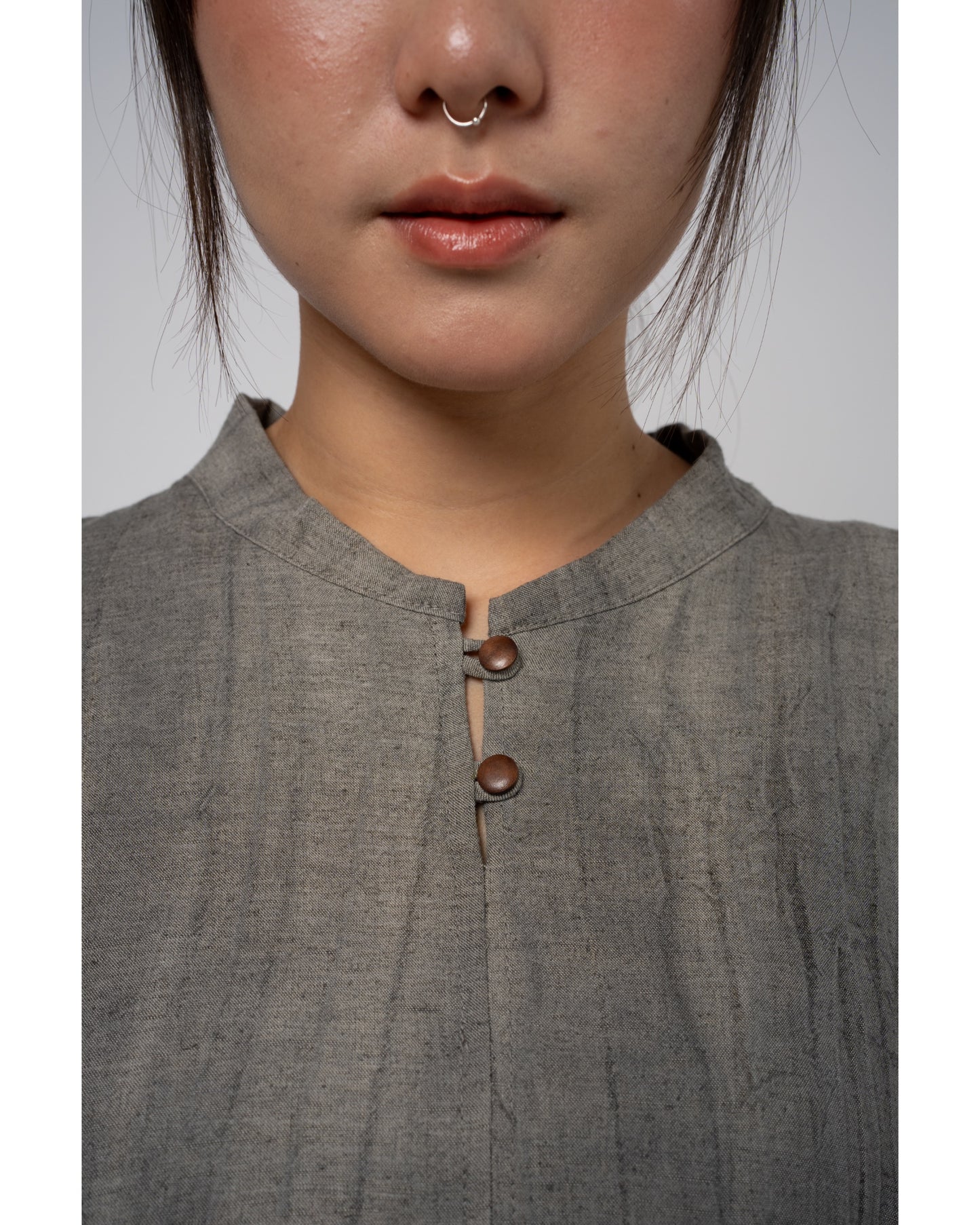 Kaguya Oversize Top In Grey