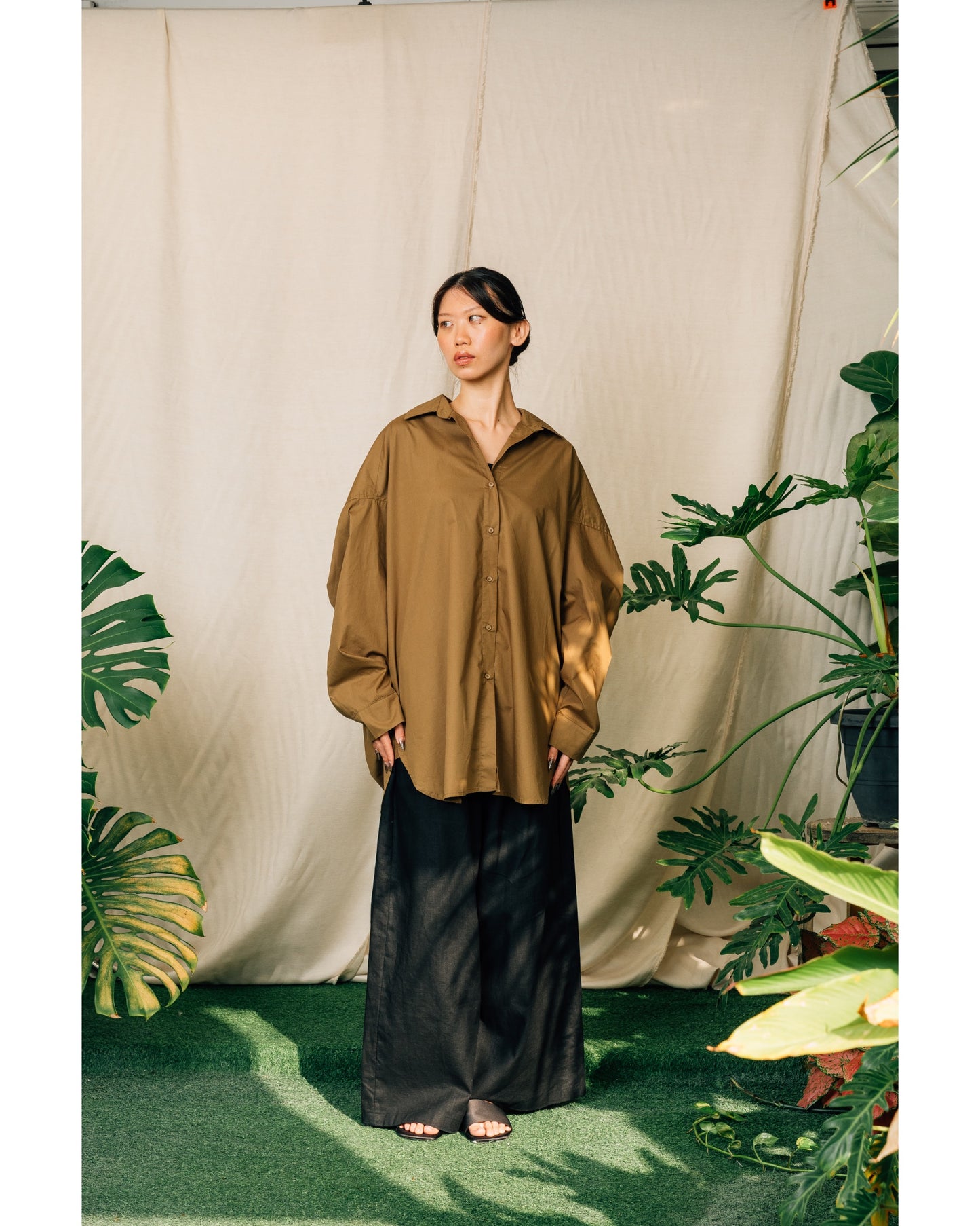 Aspen Top in Olive