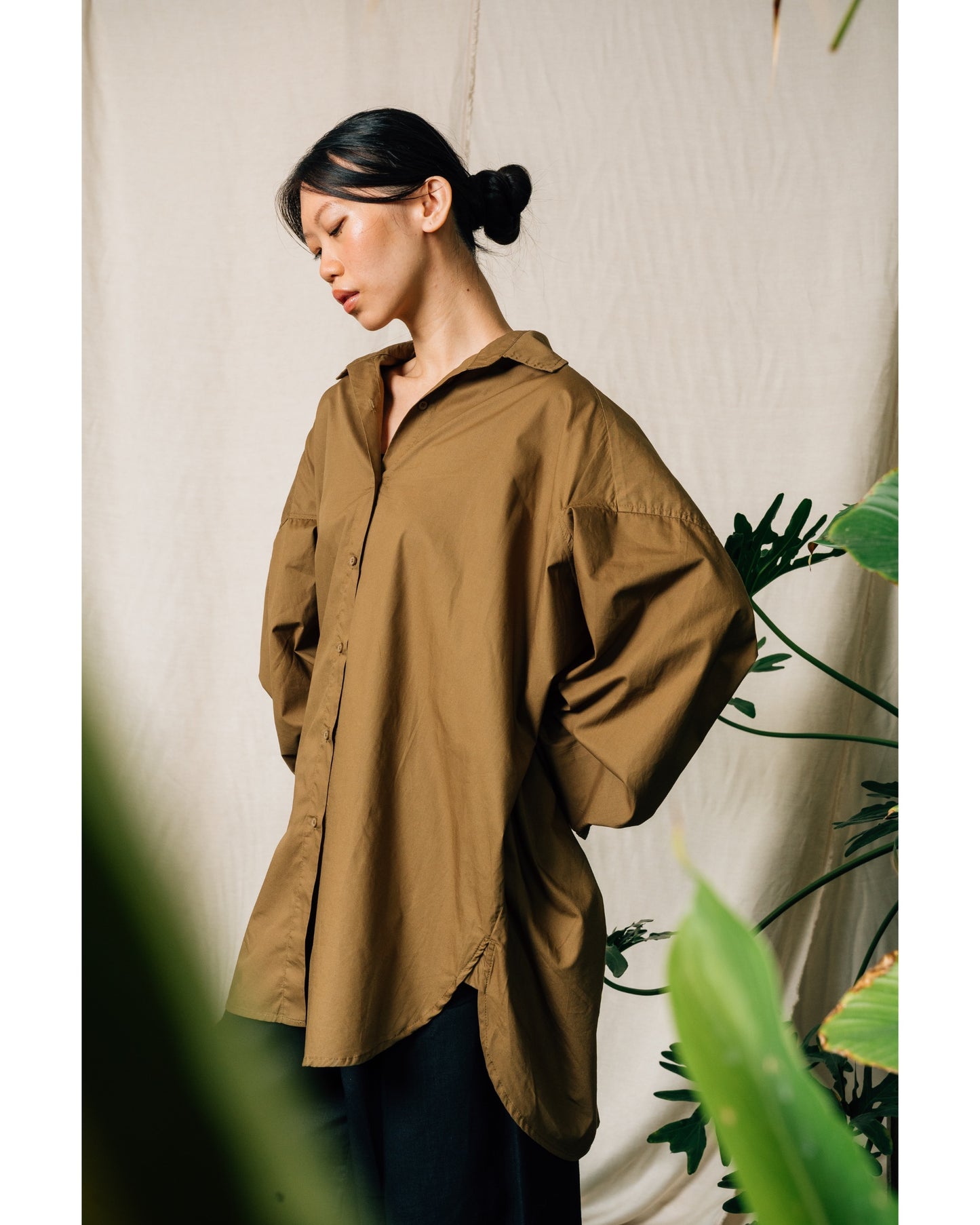 Aspen Top in Olive
