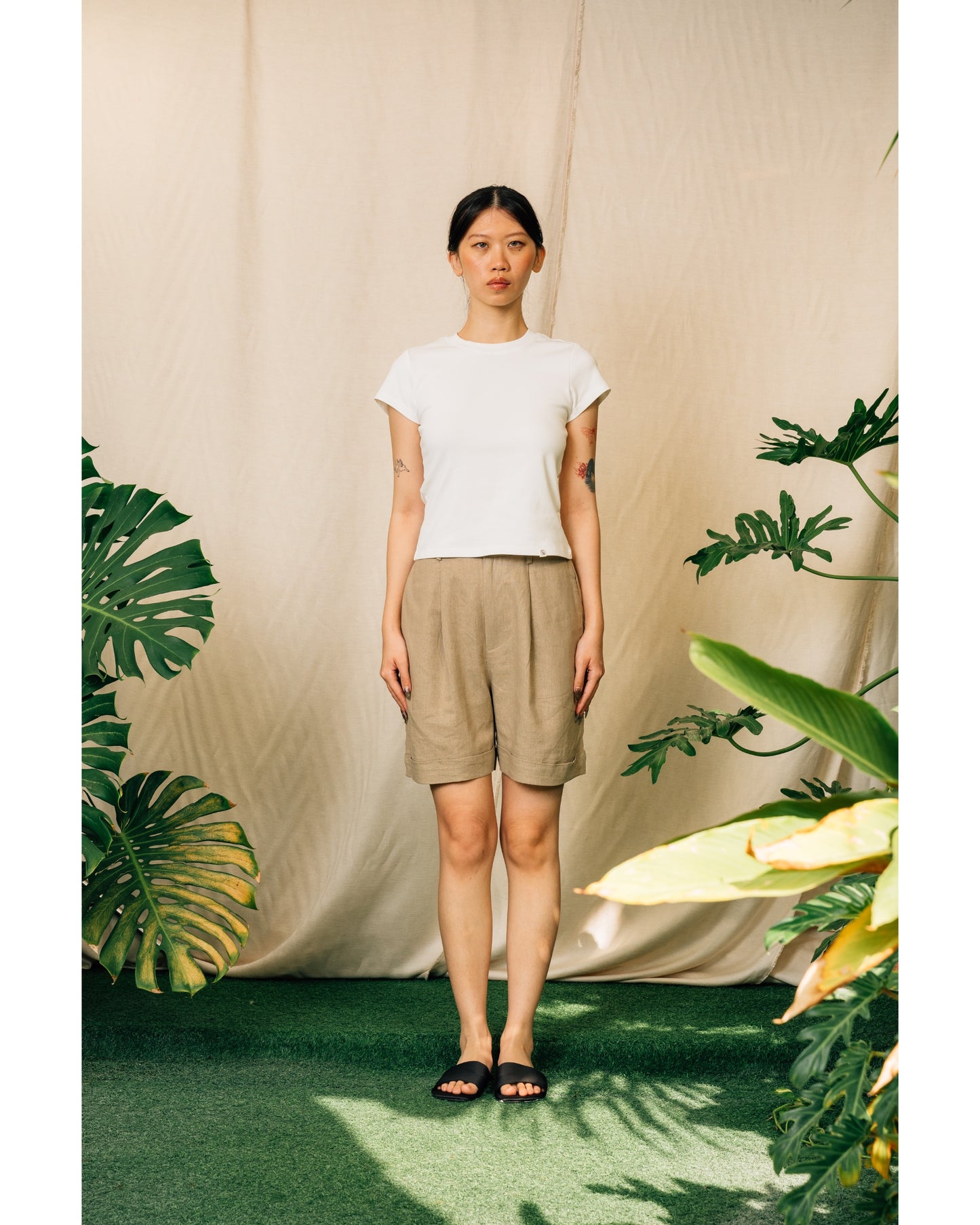 Ash Basic Women's Top in White