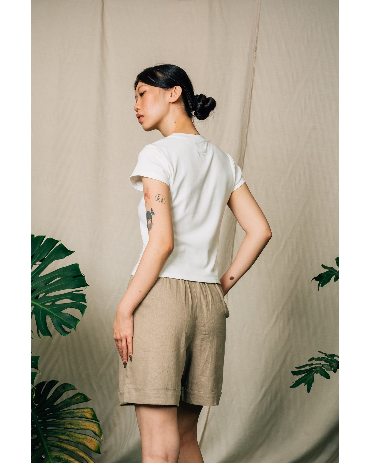 Ash Basic Women's Top in White