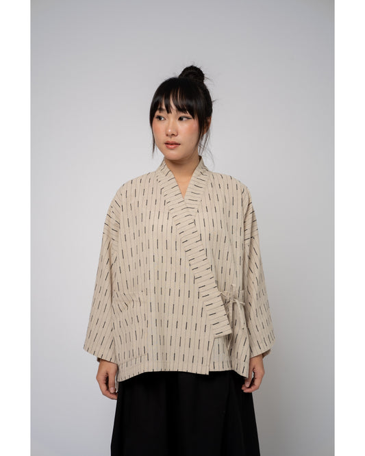 Amaya Kimono Outertop in Ivory