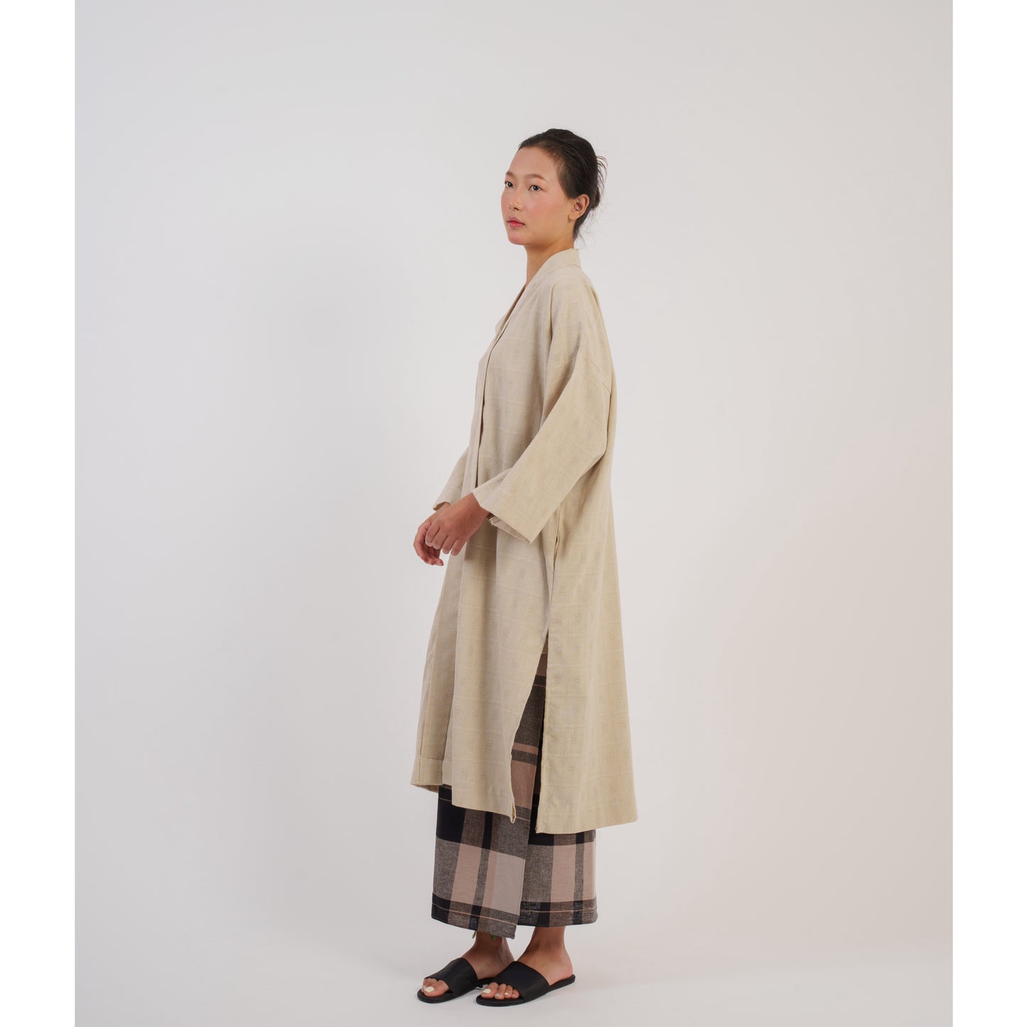 Miyabi Kebarung Set in Checks