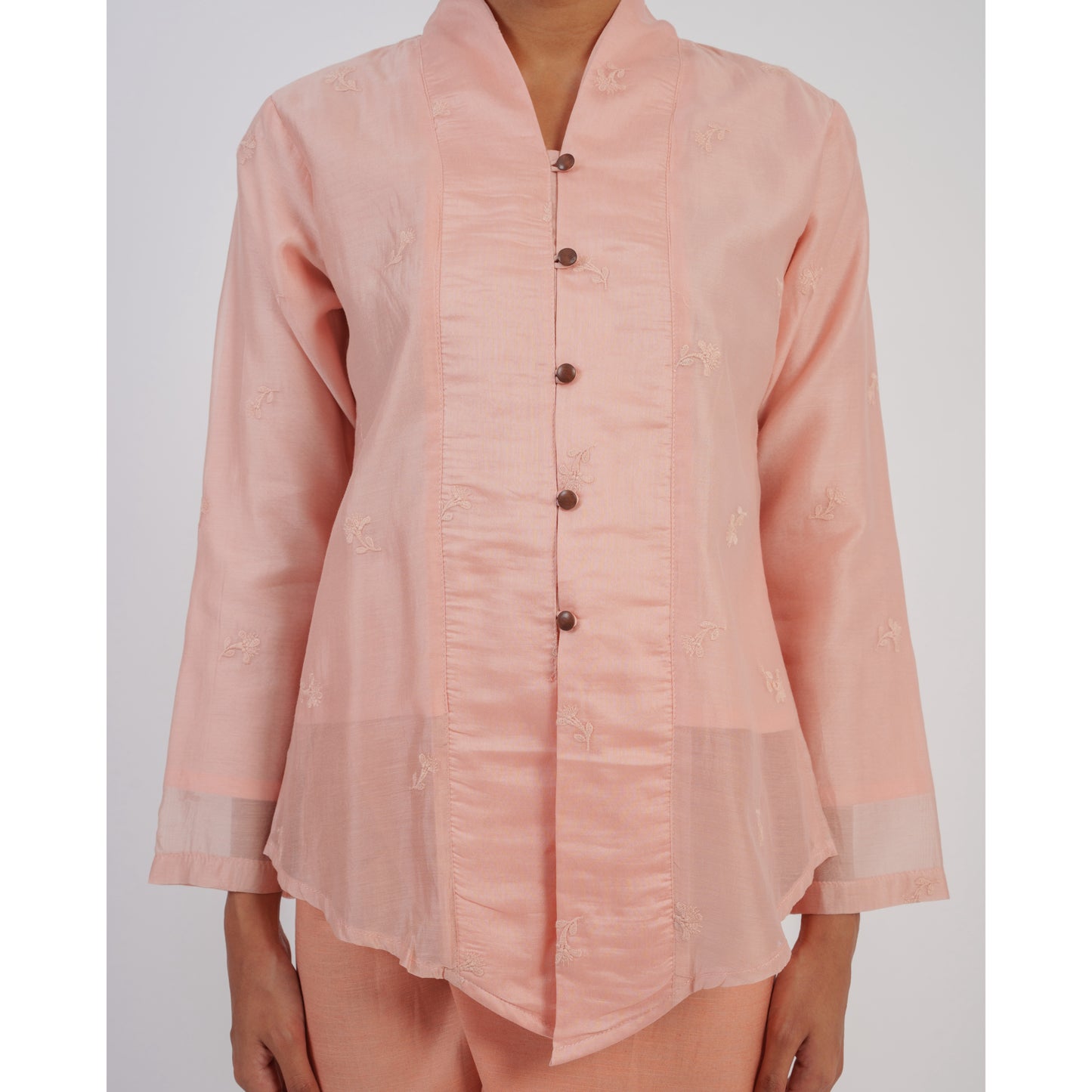 Yuki Kebaya Pendek in Peach