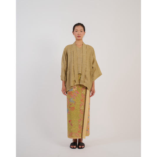 Mekar Kimono X Pithecontropus Bali Set in Olive