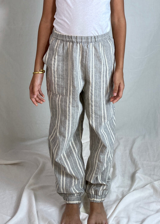 Riang Pants In Striped Blue