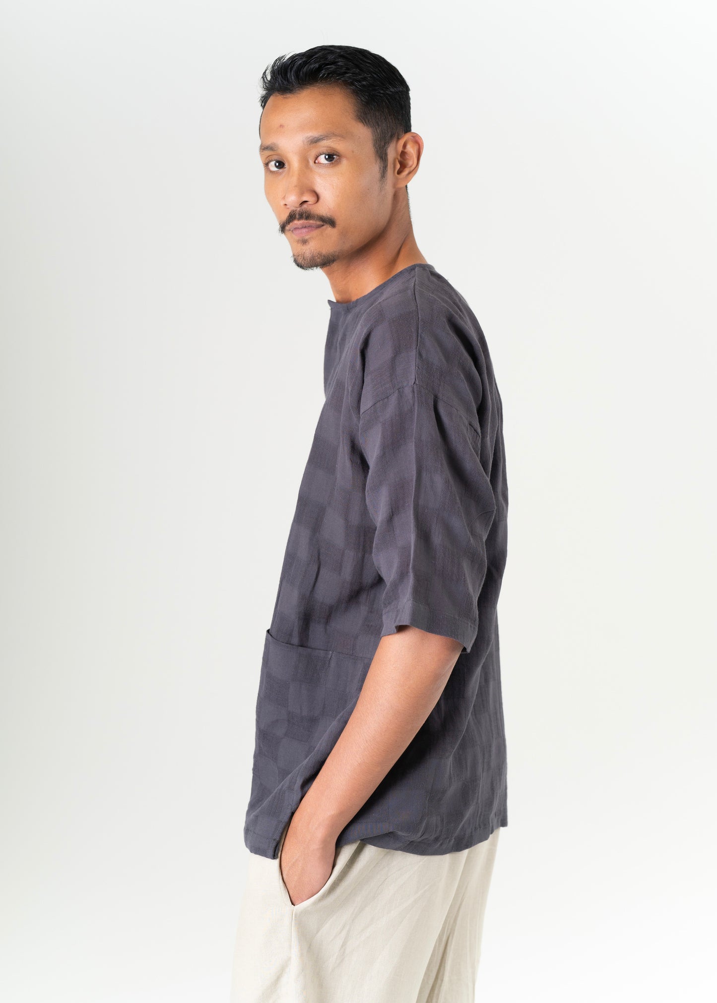 Fuad Top In Grey