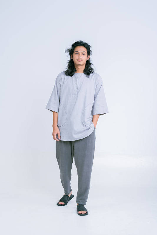 Sepupu Top In Grey