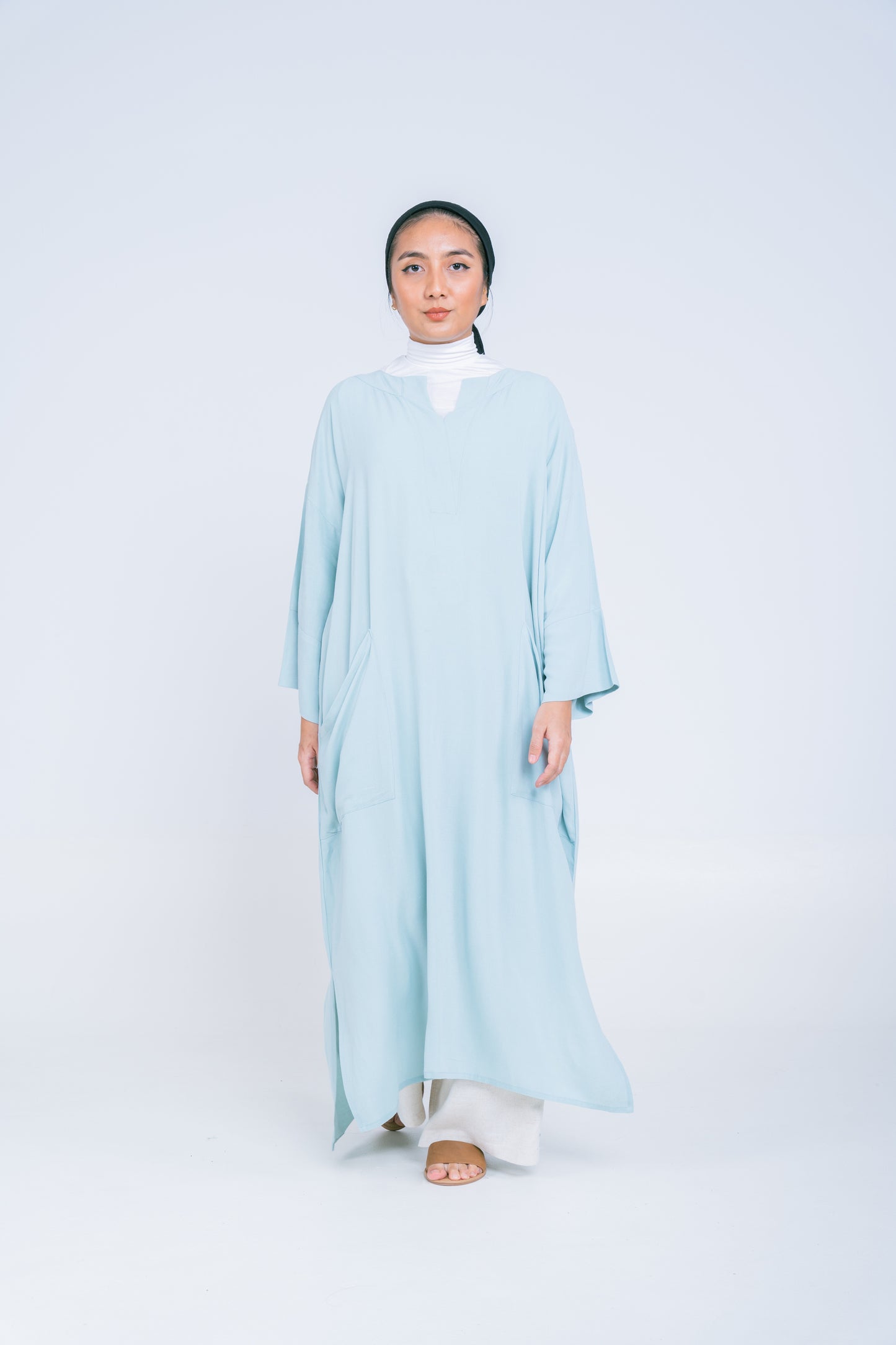 Menantu Dress In Seaform Blue